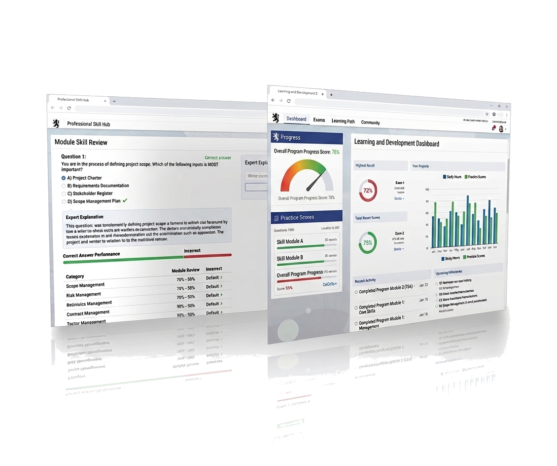 CertGuard Exam progress dashboard preview